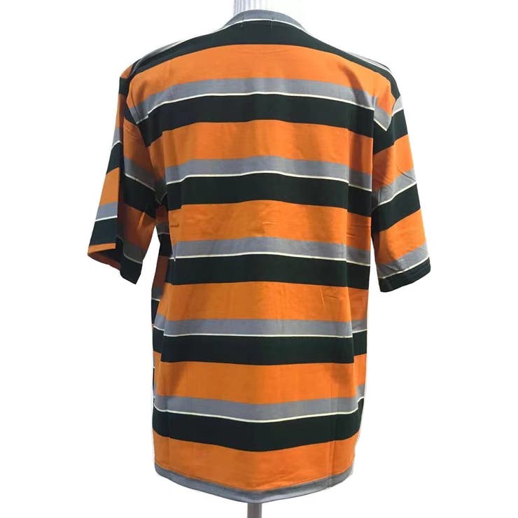 カットソー ボーダー Tシャツ 半袖 トップス ビッグシルエット