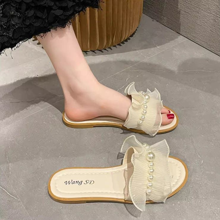 ベージュ | サンダル ビーチサンダル 靴 シューズ ぺたんこ レディース | TwoGates 