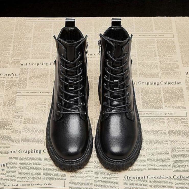 厚底ブーツ ショートブーツ 靴 シューズ レースアップ レディース | TwoGates  | 詳細画像4 