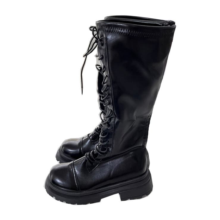 ロングブーツ BABETTE TUBO BOOTS 楽天市場】ロングブーツ レディース ブーツ ローヒール 太ヒール