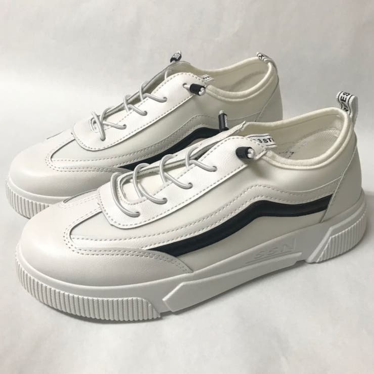 スニーカー 靴 シューズ カジュアル 厚底 ローカット シンプル レディース | TwoGates  | 詳細画像8 