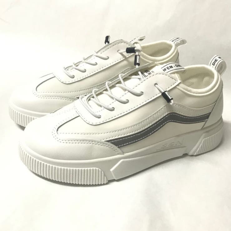 スニーカー 靴 シューズ カジュアル 厚底 ローカット シンプル レディース | TwoGates  | 詳細画像10 