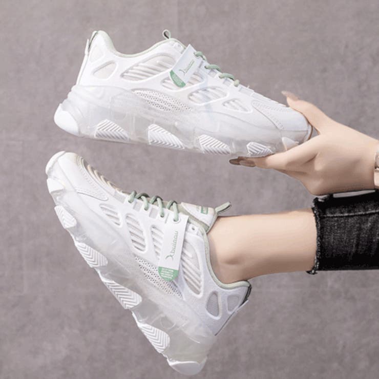 スニーカー 靴 シューズ カジュアル 厚底 ローカット シンプル レディース | TwoGates  | 詳細画像3 