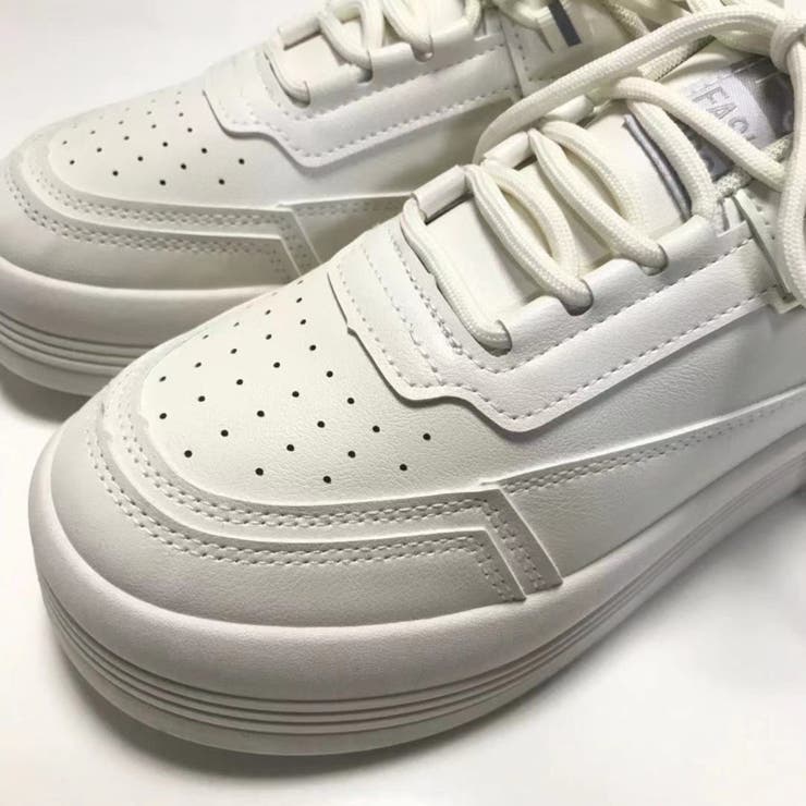 スニーカー 靴 シューズ カジュアル 厚底 ローカット シンプル