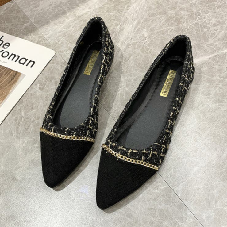 フラットシューズ 靴 シューズ ぺたんこ ローファー レディース | TwoGates  | 詳細画像7 