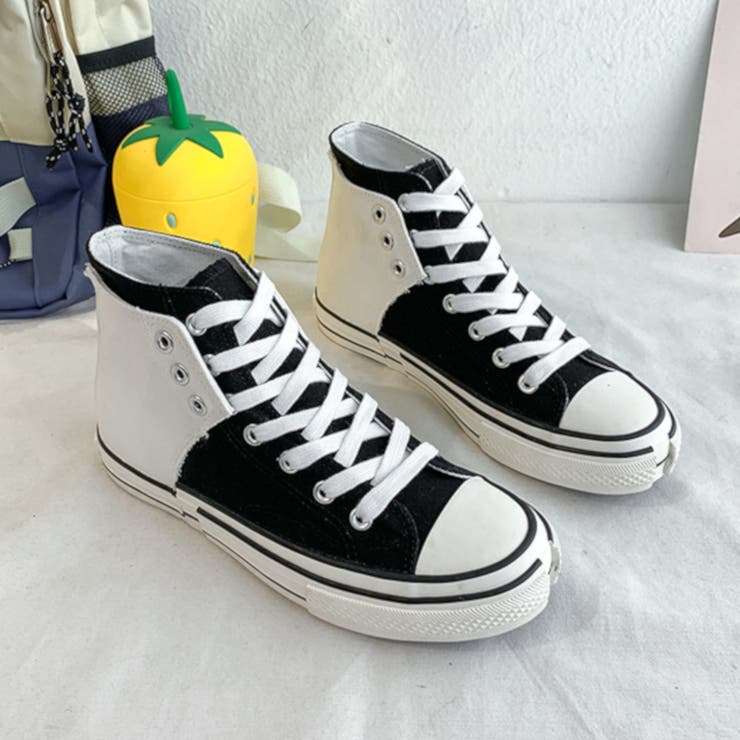 スニーカー 靴 シューズ カジュアル ハイカット レディース[品番