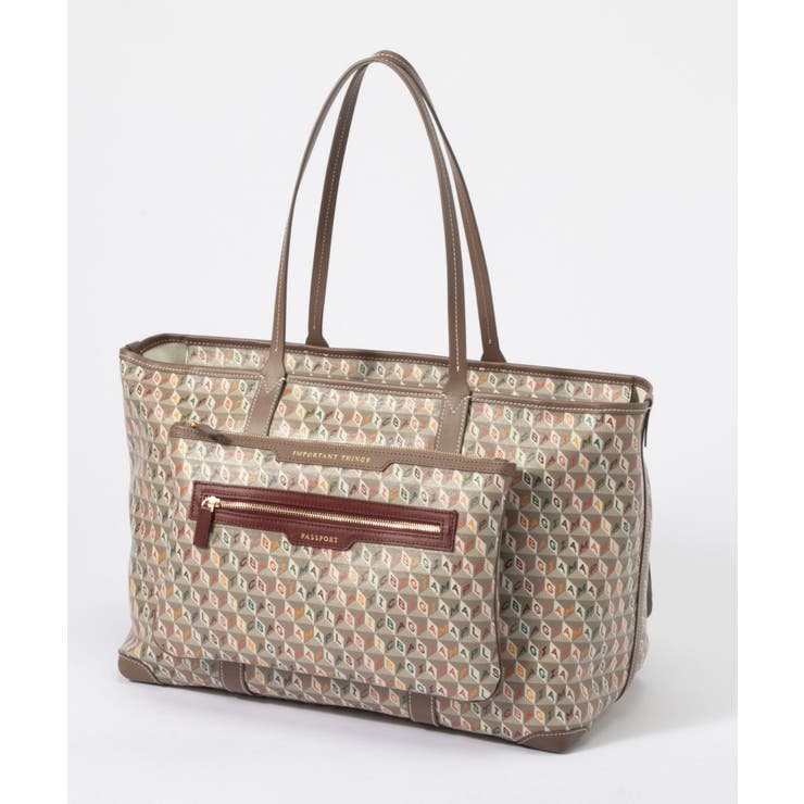 アニヤハインドマーチANYAHINDMARCH5050925169844トートバッグIamaPlasticBagInflightToteinRecycledCanvaswithSmoothEcoLeatherレディーストートインフライトレザープレゼントお出かけギフトアイアムアプラスチックバッグダークマルチ