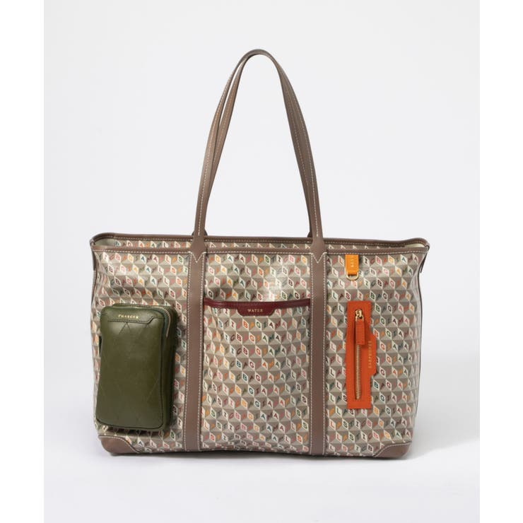 アニヤハインドマーチANYAHINDMARCH5050925169844トートバッグIamaPlasticBagInflightToteinRecycledCanvaswithSmoothEcoLeatherレディーストートインフライトレザープレゼントお出かけギフトアイアムアプラスチックバッグダークマルチ