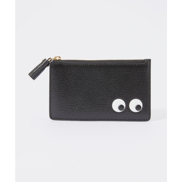 アニヤハインドマーチANYAHINDMARCH5050925142717小銭入れZipCardCaseEyesinCapraレディース財布ジップカードケースアイズプレゼントお祝い記念ビジネス通勤通学コンパクトギフト誕生日記念ブラック