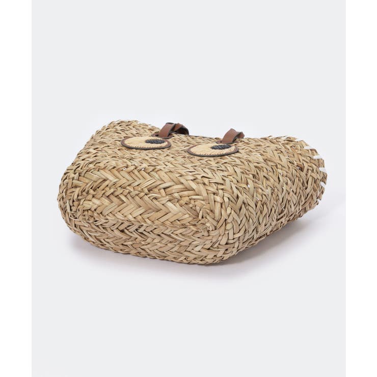 アニヤハインドマーチANYAHINDMARCH5050925155120ハンドバッグSmallPaperEyesBasketレディースバッグかごバッグかごナチュラル刺繍バケットバッグお出掛け旅行おしゃれプレゼントギフト贈り物シンプル誕生日記念お祝いサマーバッグナチュラル