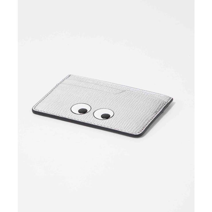 アニヤハインドマーチANYAHINDMARCH5050925925839カードケースレディースファッションアイズカードケースプレゼントお祝い記念ビジネス通勤通学コンパクトギフト誕生日記念CardCaseEyesinMetallicCapraシルバー