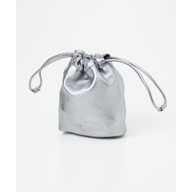 アニヤハインドマーチANYAHINDMARCH5050925179225ポーチレディースファッション小物アイズ巾着ポーチミニバッグプレゼントドローストリングポーチDrawstringPouchEyesinMetallicNappaお祝い記念お出かけギフト誕生日スティール