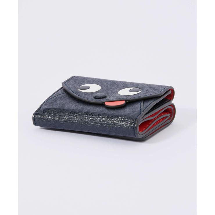 アニヤハインドマーチANYAHINDMARCH5050925142816三つ折り財布MiniTrifoldZanyinGrainyCapraレディース財布ミニトライフォードザニーミニ財布レザー小銭入れ付きプレゼントお祝い記念コンパクトネイビー