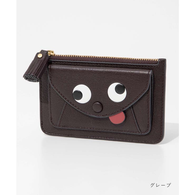 アニヤハインドマーチANYAHINDMARCH5050925142755カードケースEnvelopeZipCardCaseZanyinGrainyCapraレディースエンベロープジップカードケースザニービジネスレザー本革ホルダースマートウォレットプレゼントコンパクトギフト名刺入れネイビー