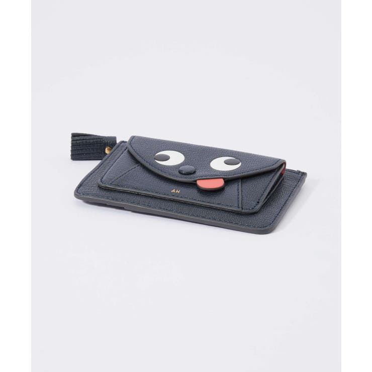 アニヤハインドマーチANYAHINDMARCH5050925142755カードケースEnvelopeZipCardCaseZanyinGrainyCapraレディースエンベロープジップカードケースザニービジネスレザー本革ホルダースマートウォレットプレゼントコンパクトギフト名刺入れネイビー