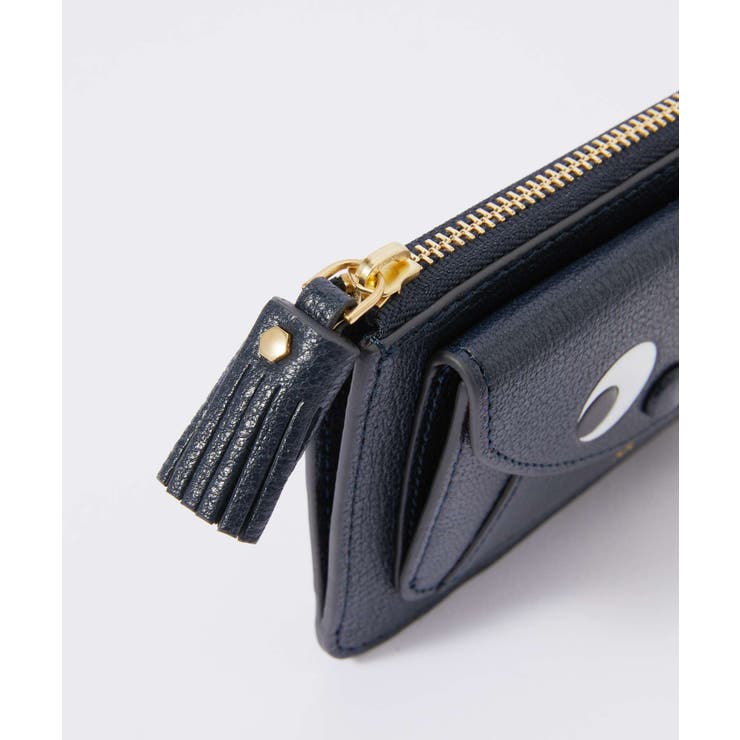 アニヤハインドマーチANYAHINDMARCH5050925142755カードケースEnvelopeZipCardCaseZanyinGrainyCapraレディースエンベロープジップカードケースザニービジネスレザー本革ホルダースマートウォレットプレゼントコンパクトギフト名刺入れネイビー