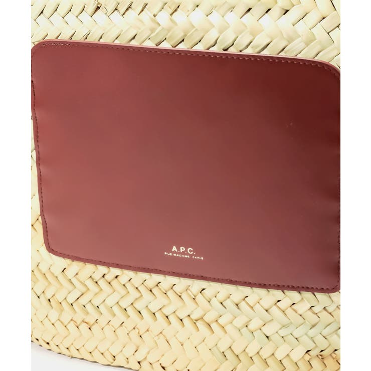 アーペーセーA.P.C.PLAABF61587トートバッグレディースバッグAPCかごバッグパニエカジュアルpanierzoeシンプルお出かけ軽量バスケットショルダー鞄ストローレザー2wayプレゼントお祝い肩掛けブラウンブラック