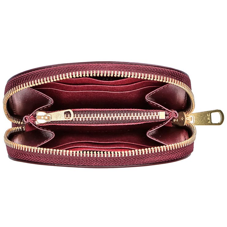 【楽天スーパーSALE★27%OFF】アーペーセーA.P.C小銭入れレディース財布コインケースレザーパスケースシンプル小物プレゼント定期入れカードケースファスナーお祝い記念コンパクトブラウン/ボルドー/ブラックPXAWV-F63219