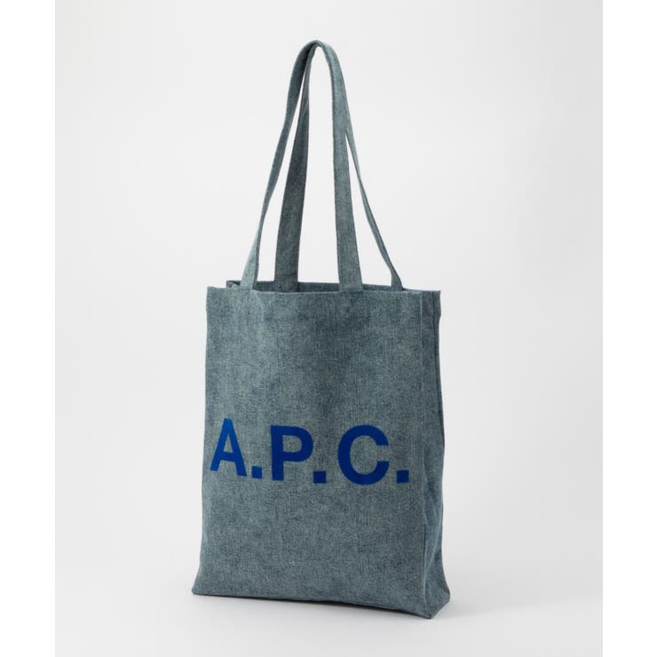 アーペーセーA.P.C.COFBXM61442トートバッグメンズレディースバック手提げ鞄ロゴコットンカジュアルプレゼントお祝い記念お出かけトートギフト誕生日記念エコバッグTOTELOUブルー