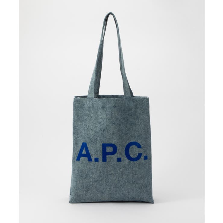 アーペーセーA.P.C.COFBXM61442トートバッグメンズレディースバック手提げ鞄ロゴコットンカジュアルプレゼントお祝い記念お出かけトートギフト誕生日記念エコバッグTOTELOUブルー