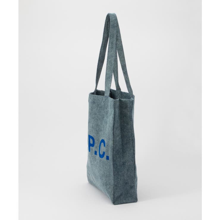 アーペーセーA.P.C.COFBXM61442トートバッグメンズレディースバック手提げ鞄ロゴコットンカジュアルプレゼントお祝い記念お出かけトートギフト誕生日記念エコバッグTOTELOUブルー
