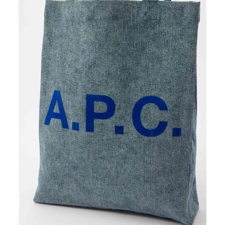 アーペーセーA.P.C.COFBXM61442トートバッグメンズレディースバック手提げ鞄ロゴコットンカジュアルプレゼントお祝い記念お出かけトートギフト誕生日記念エコバッグTOTELOUブルー