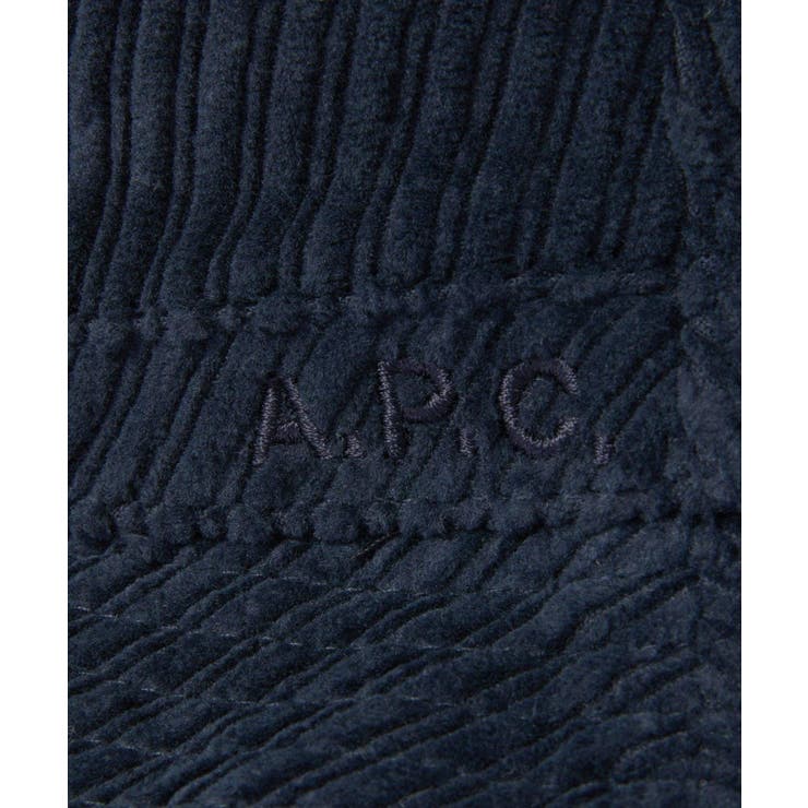 アーペーセーA.P.C.COEZQM24096帽子メンズレディースファッション小物バケットハットコーデュロイキャップボブマークハットコットンロゴアウトドアブランドギフト贈り物シンプル誕生日記念お祝いBOBMARKHATダークネイビー56