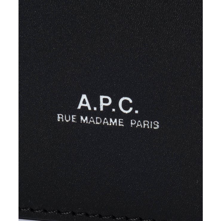 アーペーセーA.P.C.PXAWVH63521ショルダーバッグメンズバッグスマホショルダーネックポーチロゴフォンケースレザーホルダーストラップ小物入れ軽量お出掛けプレゼントギフトお祝いブラック