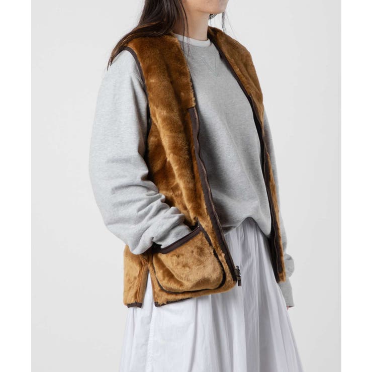 バブアーBarbourMLI0004ベストWarmPileWaistcoatZip-InLinerメンズレディースアウターライナーベストジレパイルライナーフロントジップフェイクファー防寒着ギフトプレゼント暖かい秋冬ブラウン343638404244