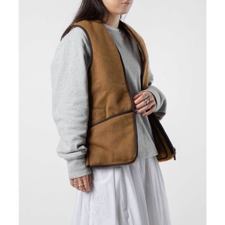 バブアーBarbourMLI0004ベストWarmPileWaistcoatZip-InLinerメンズレディースアウターライナーベストジレパイルライナーフロントジップフェイクファー防寒着ギフトプレゼント暖かい秋冬ブラウン343638404244