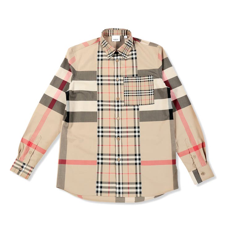 【クーポン利用で最大3000円OFF】バーバリーBURBERRYTISDALEメンズトップスシャツ-バーバリブランドイギリスワイシャツドレスシャツカッターシャツ