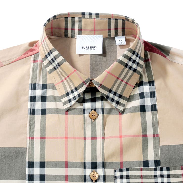 【クーポン利用で最大3000円OFF】バーバリーBURBERRYTISDALEメンズトップスシャツ-バーバリブランドイギリスワイシャツドレスシャツカッターシャツ