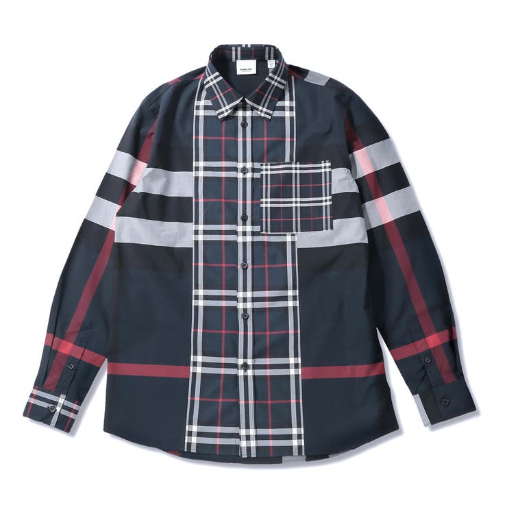 【楽天スーパーSALE★19％OFF】バーバリーBURBERRYTISDALEメンズトップスシャツ-バーバリブランドイギリスワイシャツドレスシャツカッターシャツ【返品交換無料】