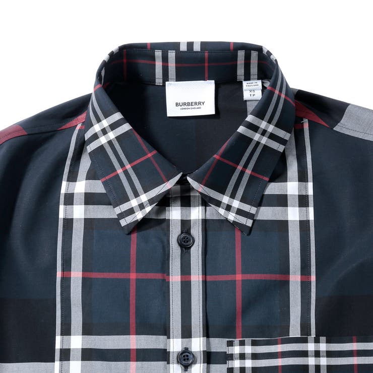 【エントリーでポイント最大24倍！10/1520:00～23:59】バーバリーBURBERRYシャツメンズチェックコットンシャツTISDALE長袖トップスワイシャツドレスシャツアーカイブベージュネイビー【返品交換無料】