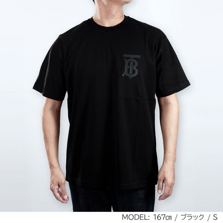 バーバリー メンズTシャツ ブラック S