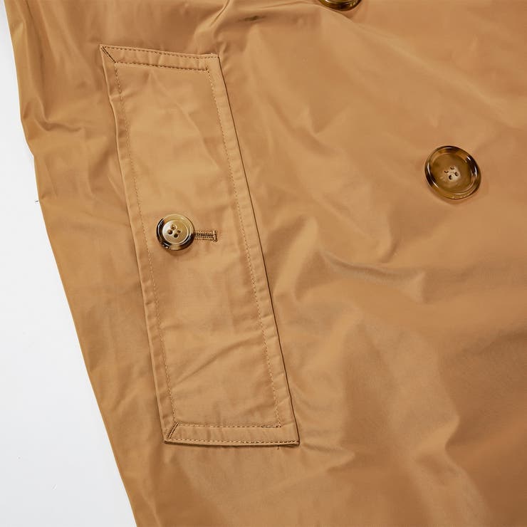 【エントリーでさらにP10倍！15日20時～4h限定】バーバリーBURBERRY8033521コートレディースアウタートレンチコートケンジントンデタッチャブルフードシェイプメモリータフタスプリングコートKENSINGTON春秋冬A1420キャメルベージュ46810