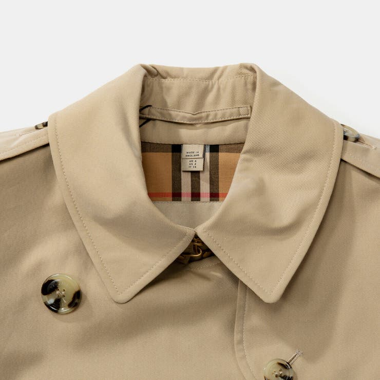 バーバリーBURBERRY8045774コートレディースアウタートレンチコートケンジントンスプリングコートコート丈ロングKENSINGTONミッドレングス2021秋冬新作AWA1366ハニー46