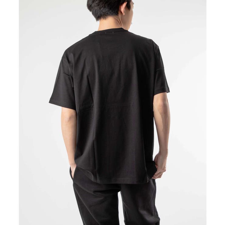 バーバリーBURBERRY8055307Ｔシャツメンズトップス半袖コットンクルーネックカットソーロゴプリントクルーネック黒カジュアルオーバーサイズブラックXSSMLXL