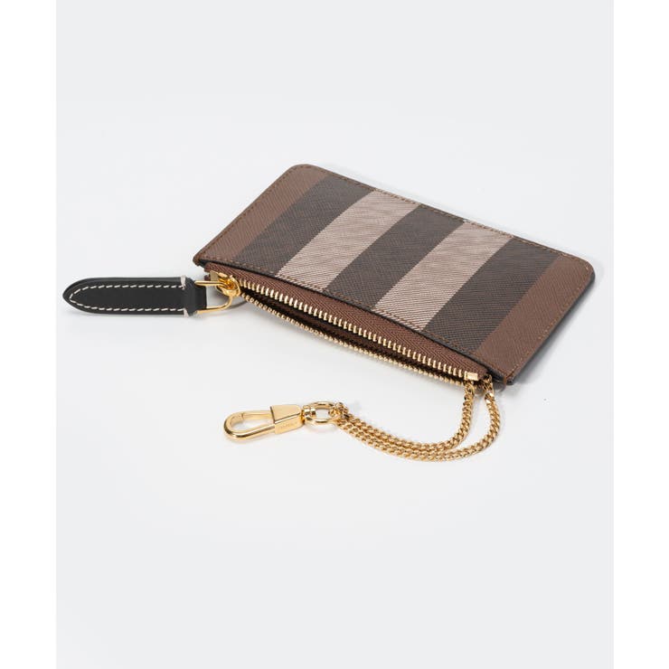バーバリーBURBERRY8062693小銭入れLSKELBROOKGC9レディース財布エグザジェレイティッドチェックコインケースウィズストラップカードケースミニ財布プレゼントお祝い記念ビジネス通勤通学コンパクト無地ギフト誕生日ダークバーチブラウン