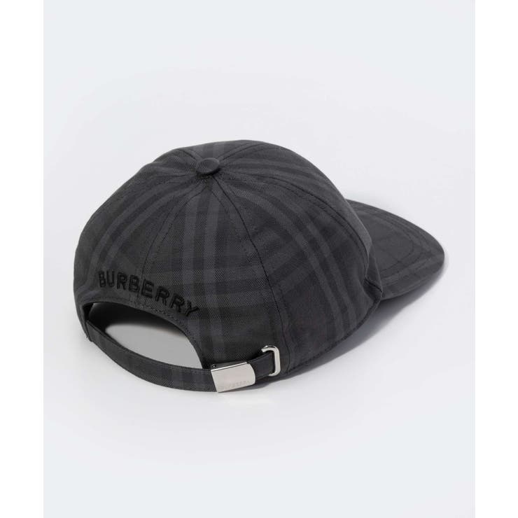 バーバリーBURBERRY8068038キャップMHVNTGCHKCLASSICBSBメンズレディースファッション小物帽子ヴィンテージチェックベースボールキャップコットンロゴチャコールグレーMLXL