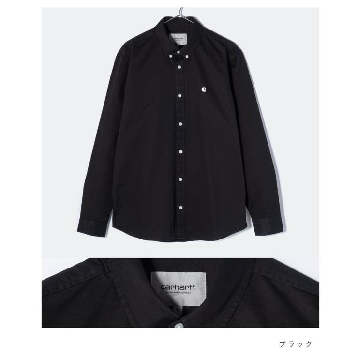 カーハートCarharttI023339シャツメンズトップス長袖ロングスリーブマディソンシャツコットン長袖シャツカジュアルLONGSLEEVEMADISONSHIRTシンプルギフトプレゼントWIPWORKINPROGRESS全3色XSSMLXL
