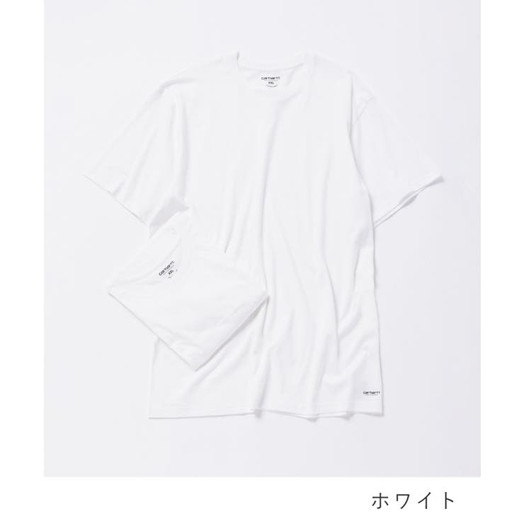 カーハートCarharttI029370Tシャツメンズトップス2枚セット半袖スタンダードクルーネックTシャツWIPSTANDARDCREWNECKT-SHIRTカジュアルシンプルコットンカットソー綿プレゼントギフトお出かけホワイトSMLXL