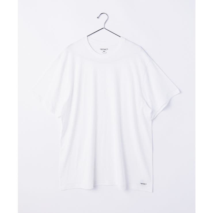 カーハートCarharttI029370Tシャツメンズトップス2枚セット半袖スタンダードクルーネックTシャツWIPSTANDARDCREWNECKT-SHIRTカジュアルシンプルコットンカットソー綿プレゼントギフトお出かけホワイトSMLXL
