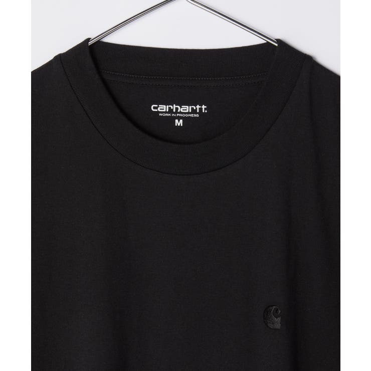 カーハートCarharttI030656Tシャツレディーストップス半袖チェスターWIPCHESTERT-SHIRTカジュアルシンプル無地コットンレギュラーフィット綿プレゼントギフトお出かけブラックダスティーブラウンXSSML