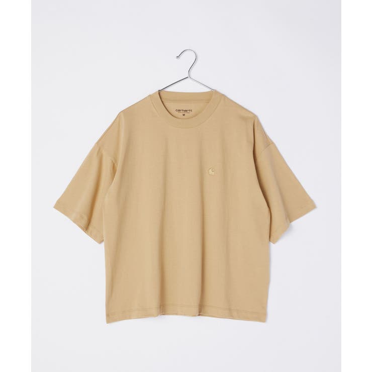 カーハートCarharttI030656Tシャツレディーストップス半袖チェスターWIPCHESTERT-SHIRTカジュアルシンプル無地コットンレギュラーフィット綿プレゼントギフトお出かけブラックダスティーブラウンXSSML