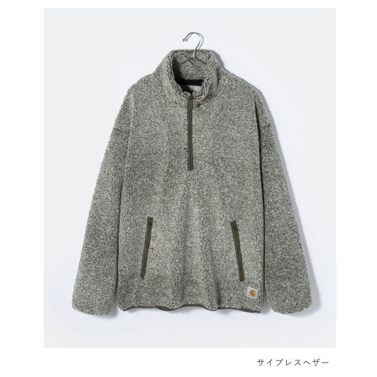 カーハートCarharttI030839ジャケットメンズレディースアウターフリースボアドルパープルオーバーライナーWIPDORPERPULLOVERLINER厚手保温パーカーストリートカジュアルビジネス防寒着おしゃれギフトシンプル秋冬男女兼用全3色XSSMLXL