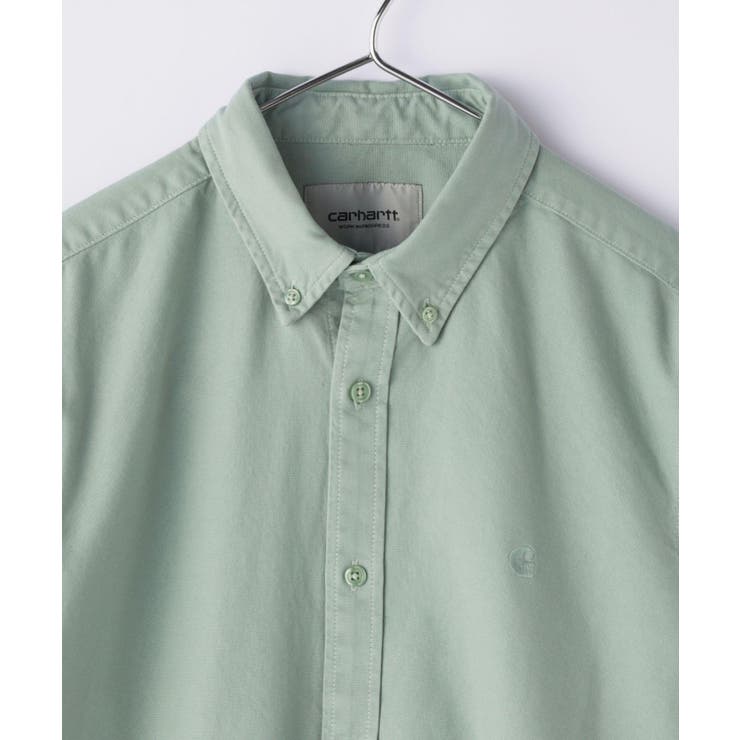 カーハートCarharttI030238シャツメンズトップス長袖ボルトンWIPL/SBOLTONSHIRTカジュアルシンプルCロゴコットン綿ロゴ刺?プレゼントギフト通勤通学XSSMLXLミスティセージマリンゴダークネイビー
