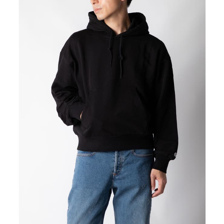 カーハートCarharttI030630スウェットレディーストップストレーナーチェイススウェットパーカー長袖WHOODEDCASEYSWEATSHIRTWIPフーディプルオーバーコットン綿カジュアルシンプルストリートワークインプログレス保温厚手裏起毛XSSMLブラック