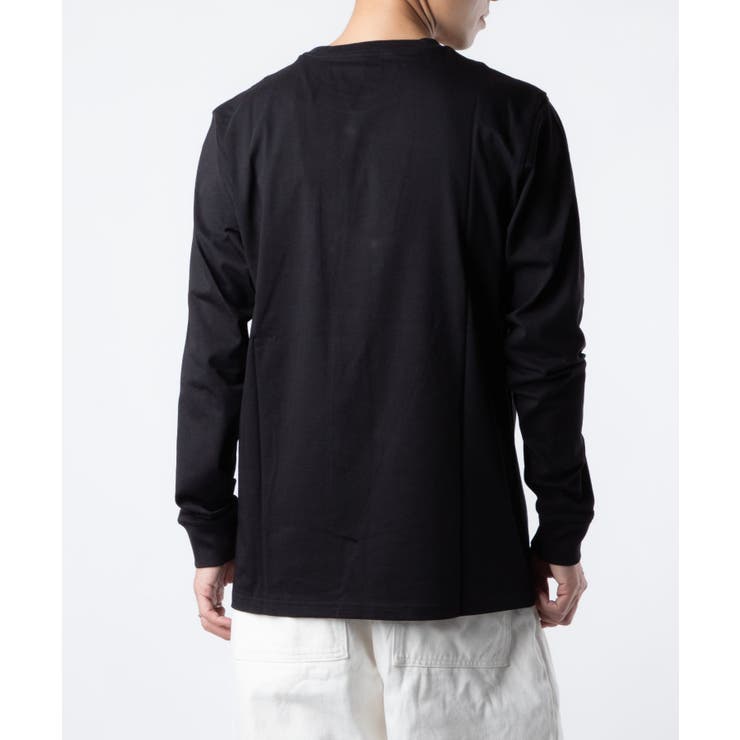 カーハートCarharttI022094Tシャツメンズトップス長袖ロングTシャツWIPスリーブクルーネックカットソーコットン綿ロンTロゴラベルL/SPOCKETT-SHIRT無地アウトドアストリートSMLXLブラックダークネイビーSMLXL