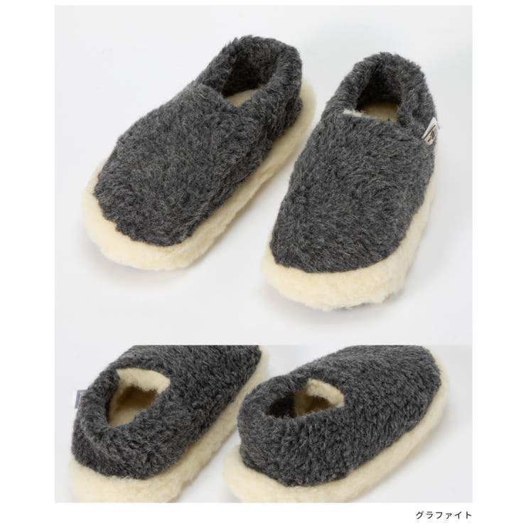 コールドブレーカーCOLDBREAKERSIBERIANスリッパSlippersレディースシューズウールシベリアンルームシューズ室内履き暖かいボア冬用スリッパ防寒サンダルもこもこ秋冬厚底軽量あったか保温ベージュグラファイト23.0～27.0cm